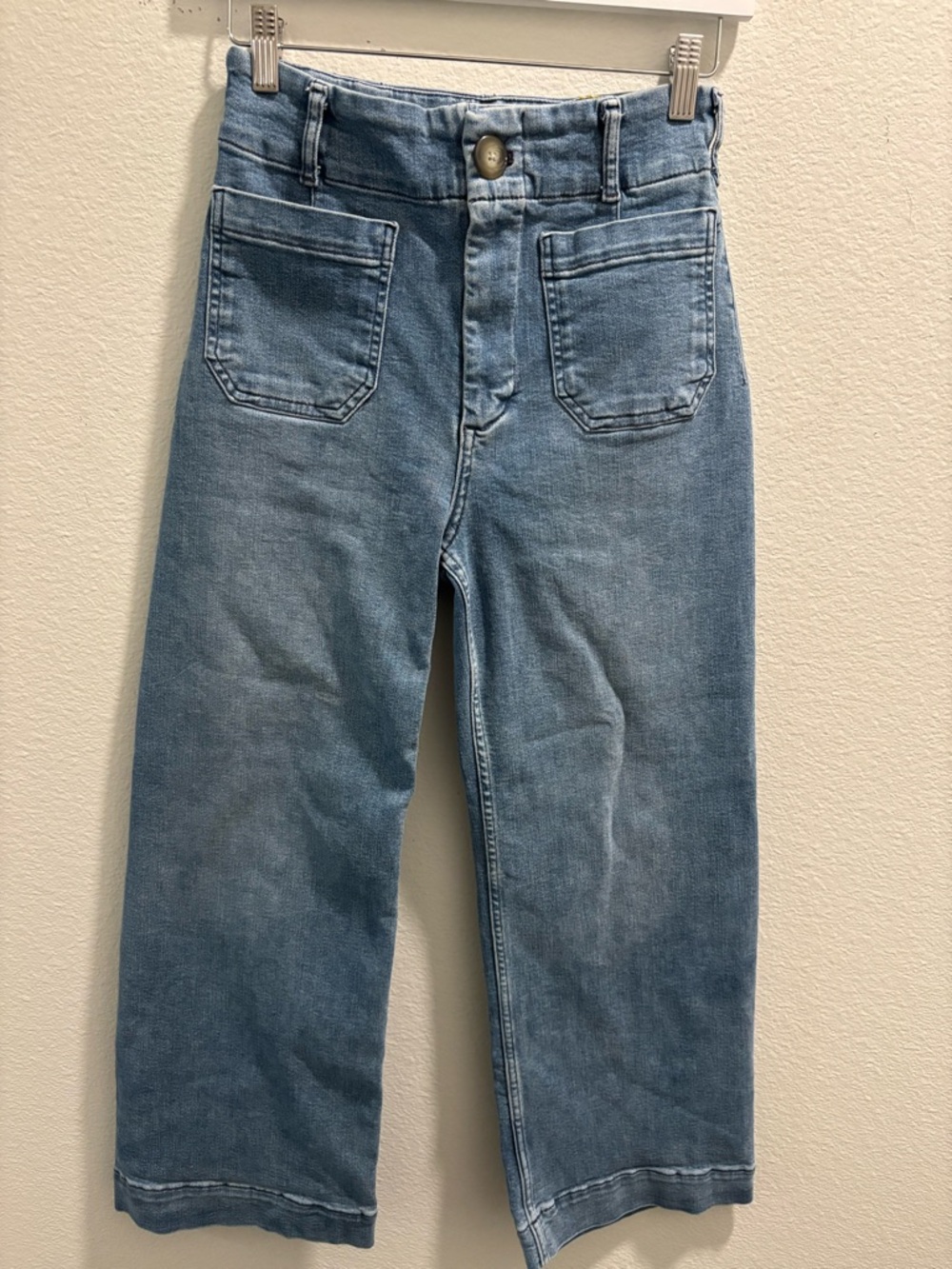Maeve by Anthropologie The Colette Crop High-Rise Wide-Leg Jeans, size 26 - Picture 5 of 11